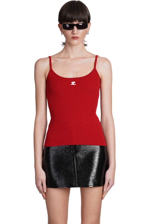 Homeware Courrèges Topwear In Red Viscose