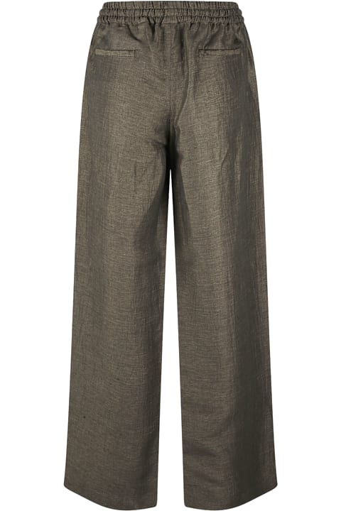 Fay Pants & Shorts for Women Fay Elastic Waist Wide Leg Trousers