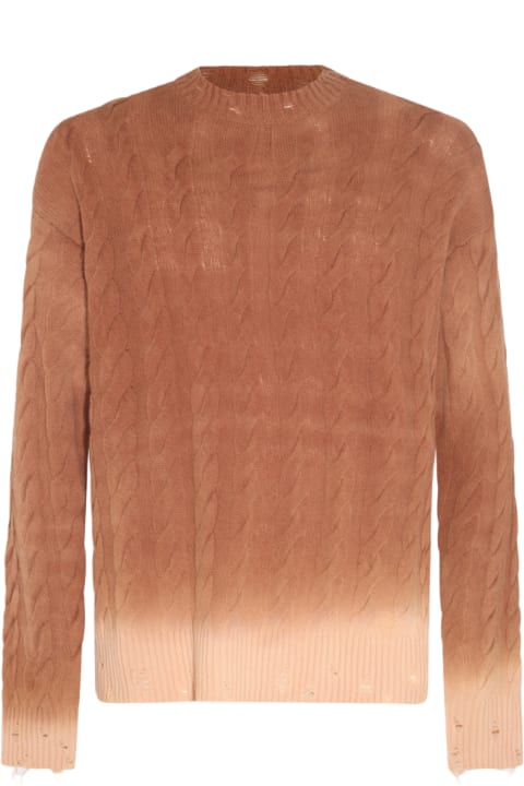 Laneus Sweaters for Women Laneus Beige Wool And Cashmere Blend Sweater