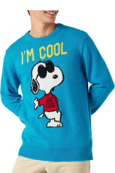 MC2 Saint Barth for Men MC2 Saint Barth Man Sweater With Snoopy I'm Cool Print | Snoopy - Peanuts Special Edition