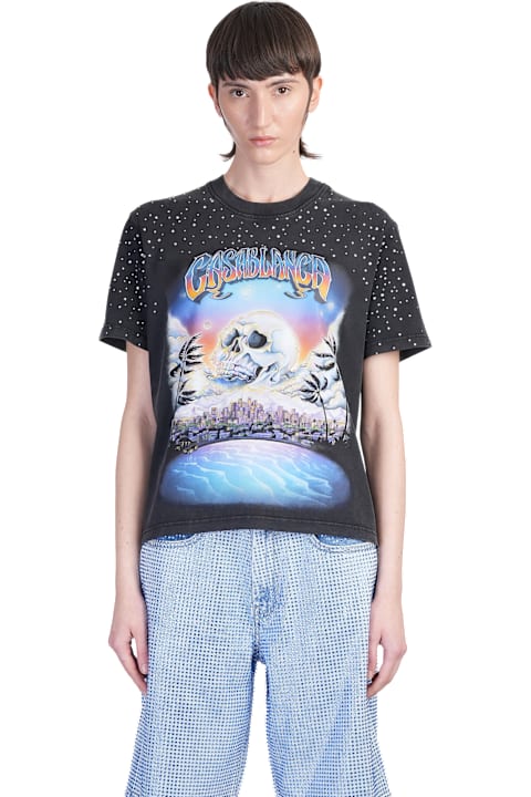 Casablanca Clothing for Women Casablanca T-shirt In Black Cotton
