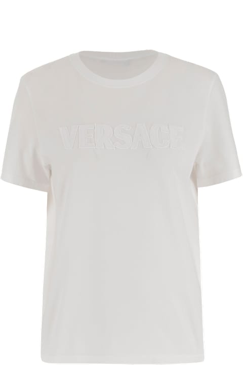 Homeware Versace Cotton T-shirt With Logo