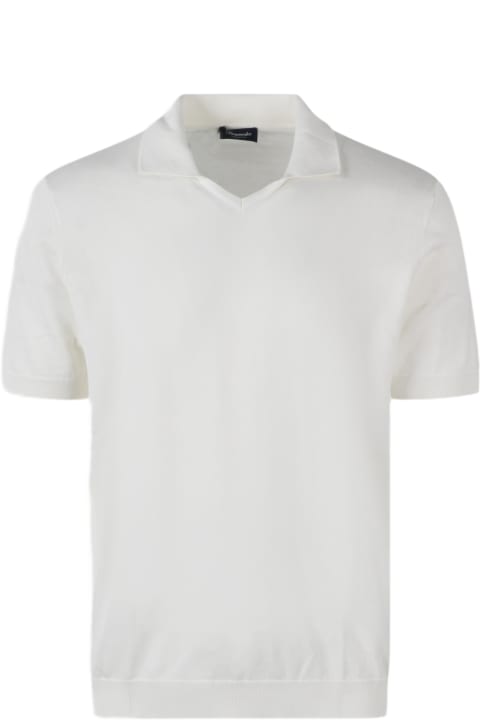 Drumohr Clothing for Men Drumohr Buttonless Cotton Polo Shirt