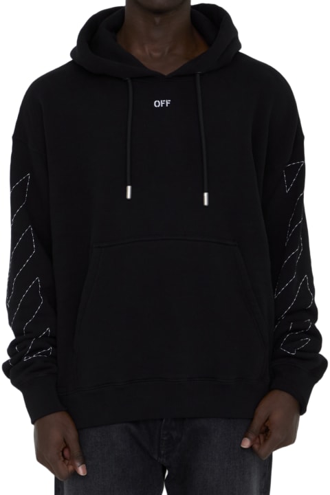 Off-White Fleeces & Tracksuits for Men Off-White Stitch Arrow Skate Hoodie