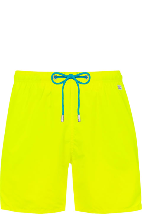 أدوات منزلية MC2 Saint Barth Man Lightweight Fabric Fluo Yellow Swim Shorts Lighting Pantone | Pantone® Special Edition