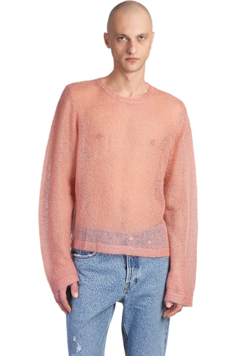 Séfr Clothing for Men Séfr Les Knitwear In Rose-pink Mohair