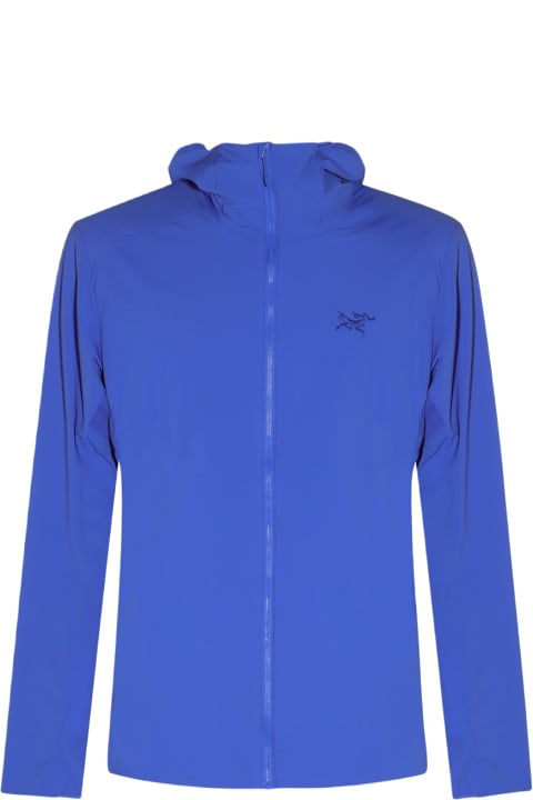 Arc'teryx Veilance for Men Arc'teryx Veilance Blue Atom Nylon Casual Jacket