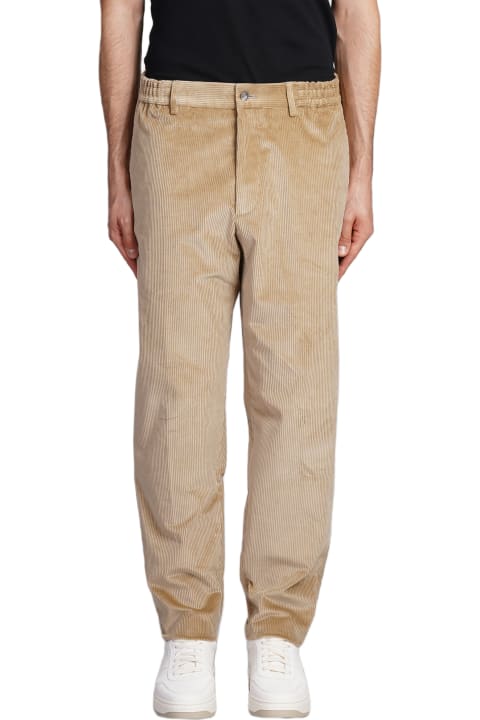 Pants In Camel Cotton