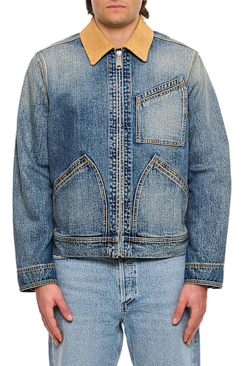 Alexander McQueen Coats & Jackets for Men Alexander McQueen Denim Workwear Jacket