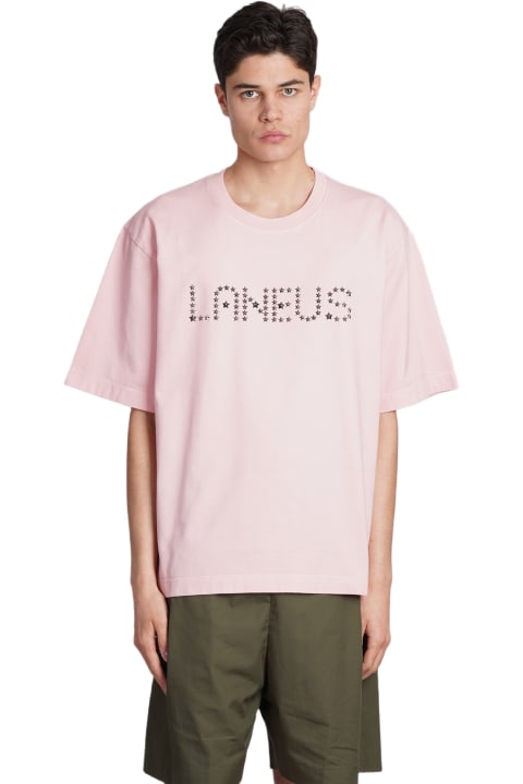 Laneus Topwear for Women Laneus T-shirt In Rose-pink Cotton