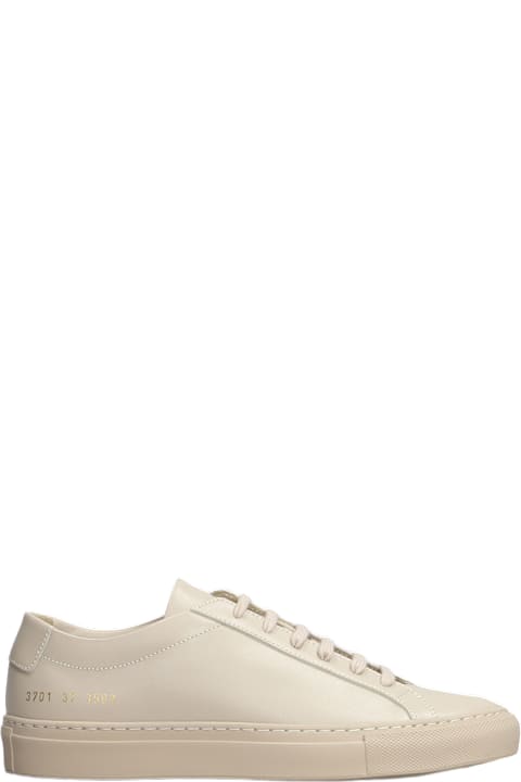 Common Projects Shoes for Women Common Projects Original Achilles Sneakers In Beige Leather