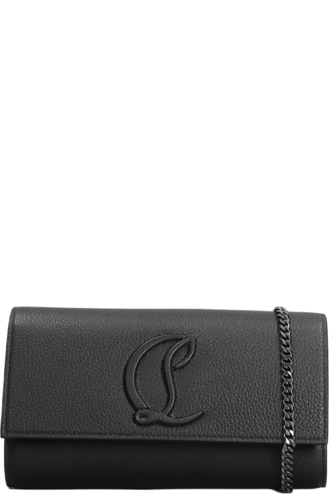 Wallets for Women Christian Louboutin By My Side Chain Wallet In Grained Leather