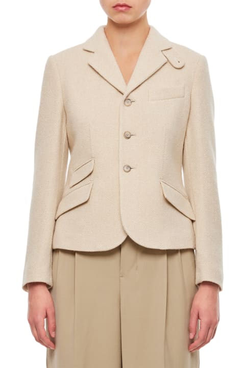 Ethan Wool Single Breasted Blazer