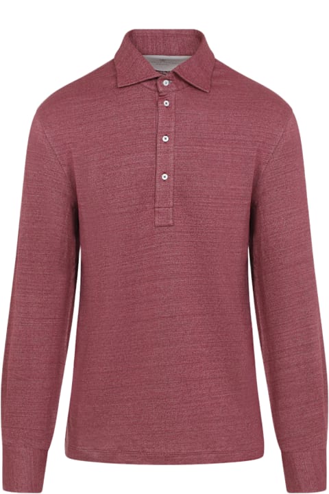 Brunello Cucinelli for Kids Brunello Cucinelli Long Sleeves Polo