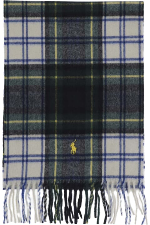 Scarves for Men Polo Ralph Lauren Cashmere Scarf With Logo