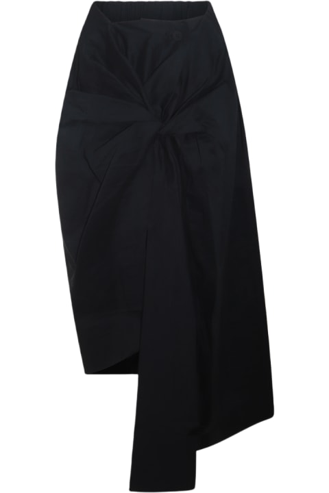 Quiet Luxury for Women Issey Miyake Black Skirt