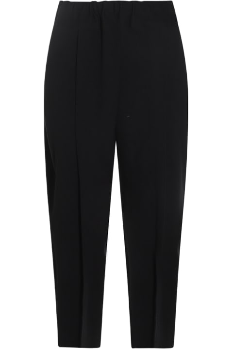 Issey Miyake Clothing for Women Issey Miyake Black Cotton Pants