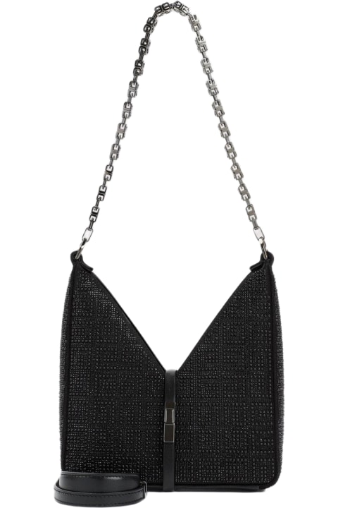 Givenchy Shoulder Bags for Women Givenchy 4g Strass Mini Cut Out Shoulder Bag