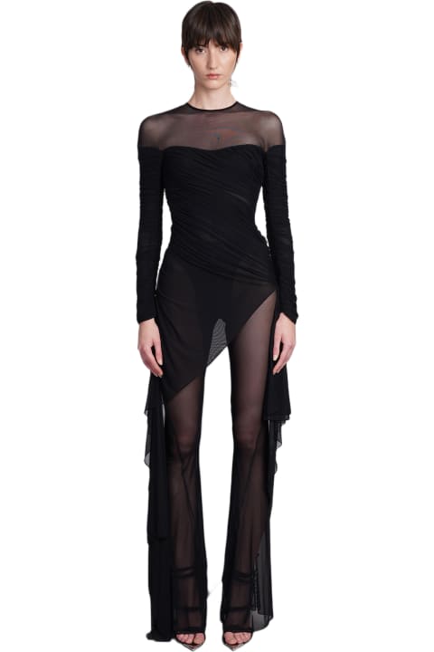 Clothing for Women Mugler Suit In Black Polyamide