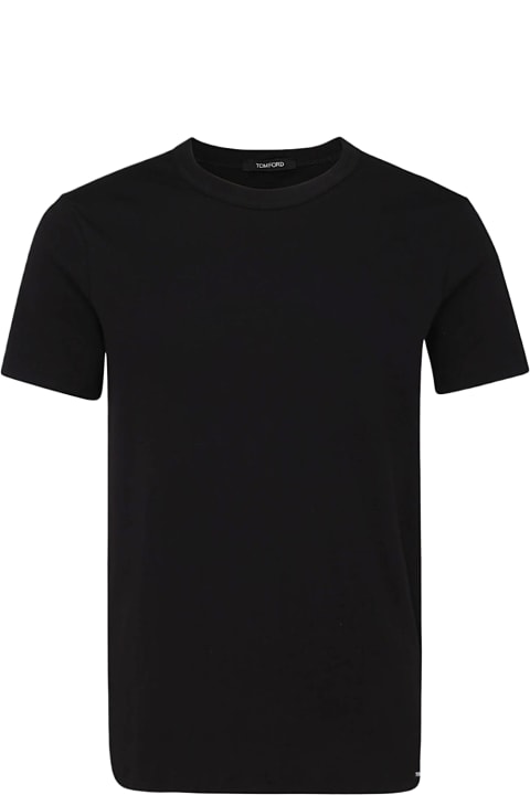 メンズ Tom Fordのトップス Tom Ford Black Cotton T-shirt