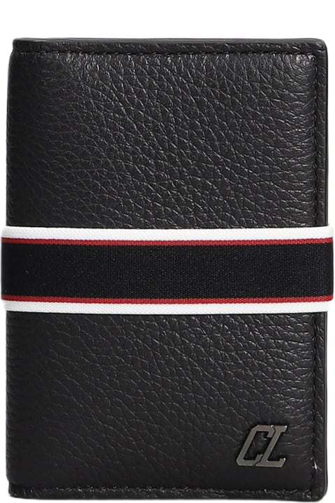 Wallets for Men Christian Louboutin Fav Wallet In Black Leather