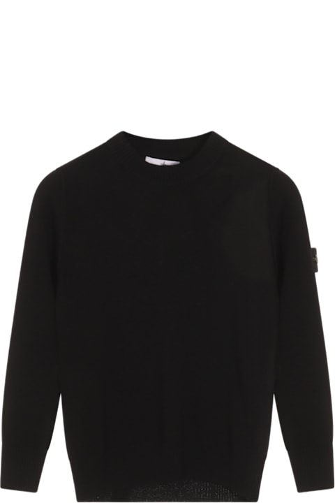 Stone Island for Women Stone Island Black Wool Knitwear