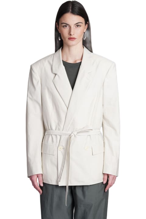 Lemaire Coats & Jackets for Women Lemaire Blazer In Beige Silk