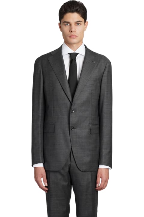 Suits for Men Tagliatore 0205 Dress In Grey Wool