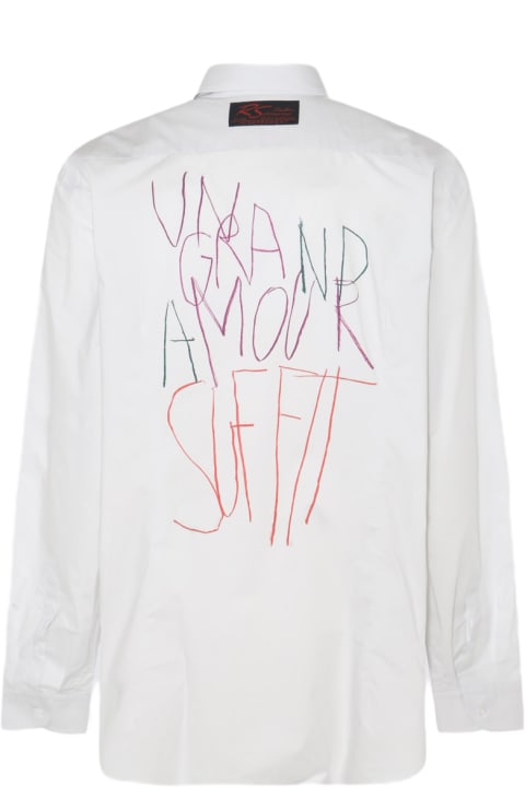 メンズ Raf Simonsのシャツ Raf Simons White Cotton Shirt