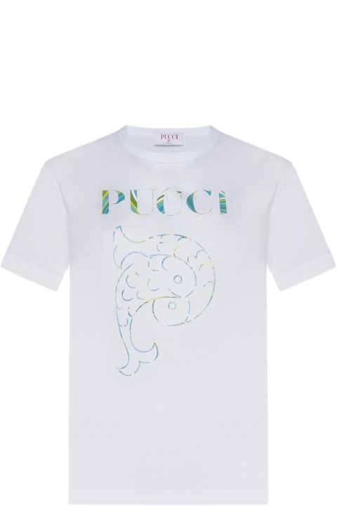 Fashion for Men Pucci Logo Cotton T-shirt