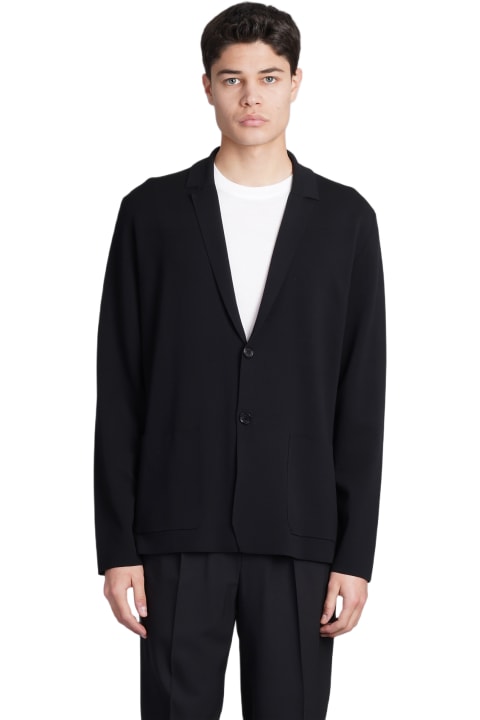 Coats & Jackets for Men Roberto Collina Blazer In Black Cotton