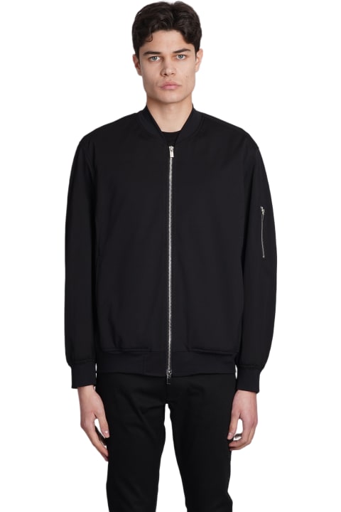 Attachment Coats & Jackets for Men Attachment Bomber In Black Polyester