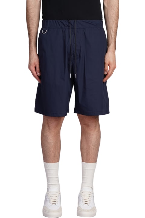 Pants for Men Low Brand Combo Shorts In Blue Cotton