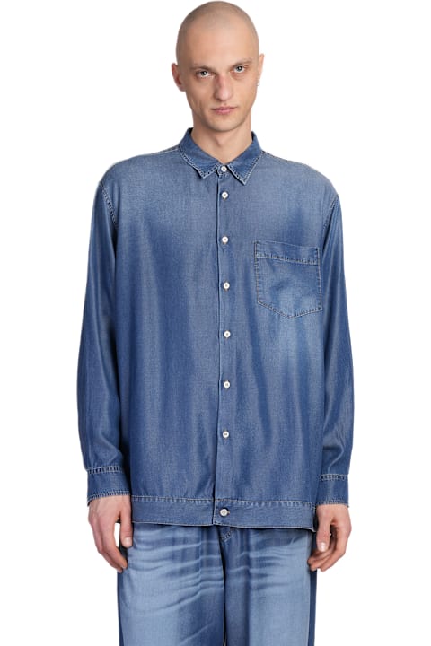 メンズ Maglianoのシャツ Magliano Shirt In Blue Denim