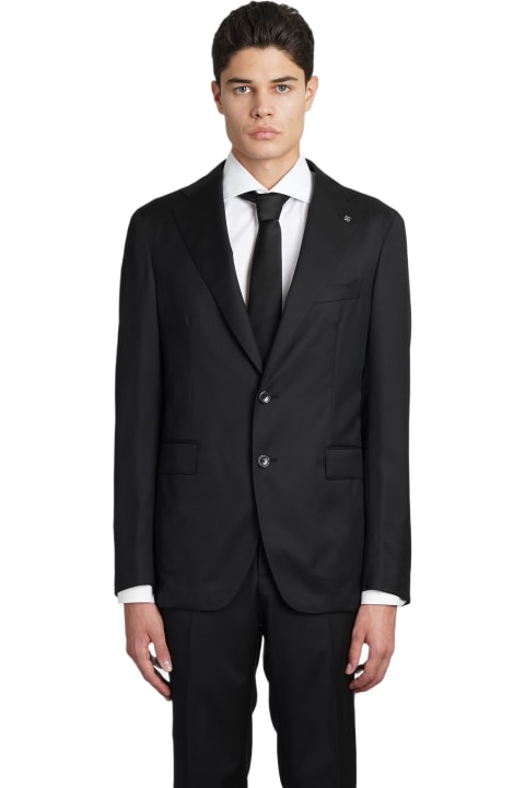 Suits for Men Tagliatore 0205 Dress In Blue Wool