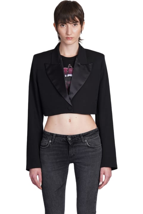 Fiorucci Coats & Jackets for Women Fiorucci Blazer In Black Wool