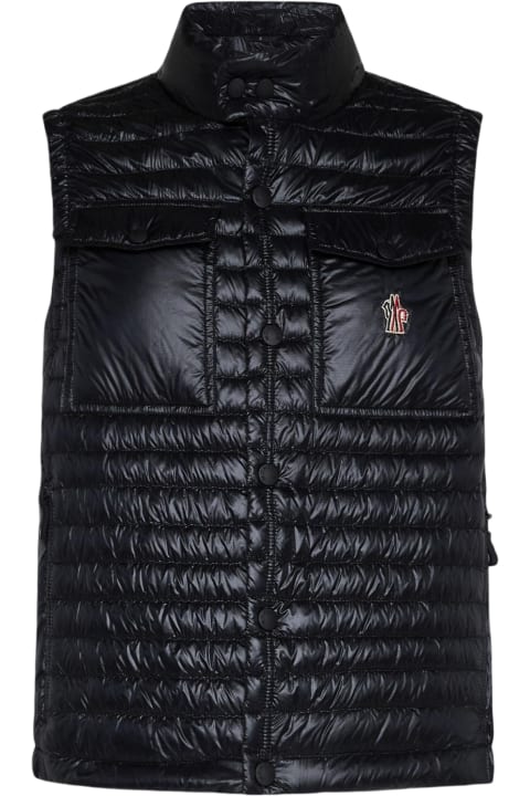 Coats & Jackets for Women Moncler Grenoble Ollon Quilted Nylon Down Vest