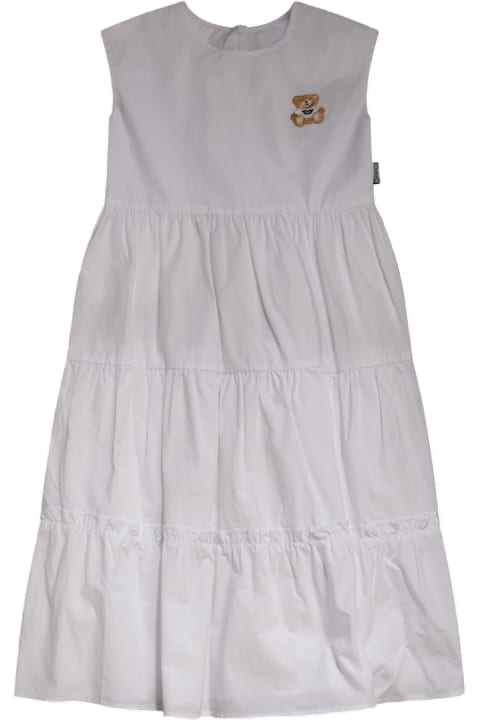 Moschino Jumpsuits for Boys Moschino White Cotton Dress