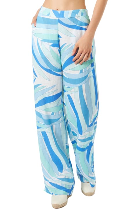 MC2 Saint Barth Pants & Shorts for Women MC2 Saint Barth Woman Printed Linen Pants