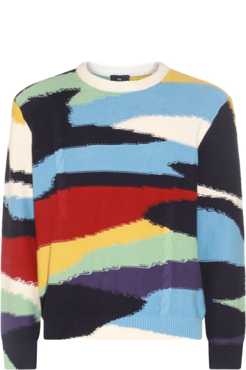Paul Smith Sweaters for Men Paul Smith Multicolour Cotton Jumper