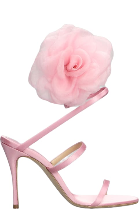 Magda Butrym Women Magda Butrym Sandals In Rose-pink Viscose