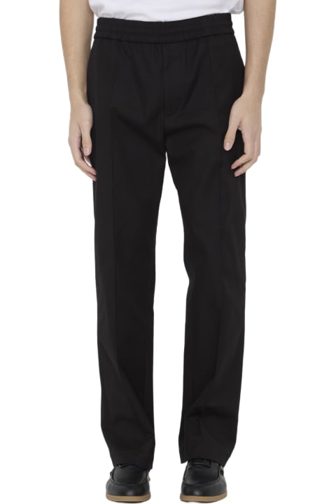 Pants for Men Valentino Cotton Trousers