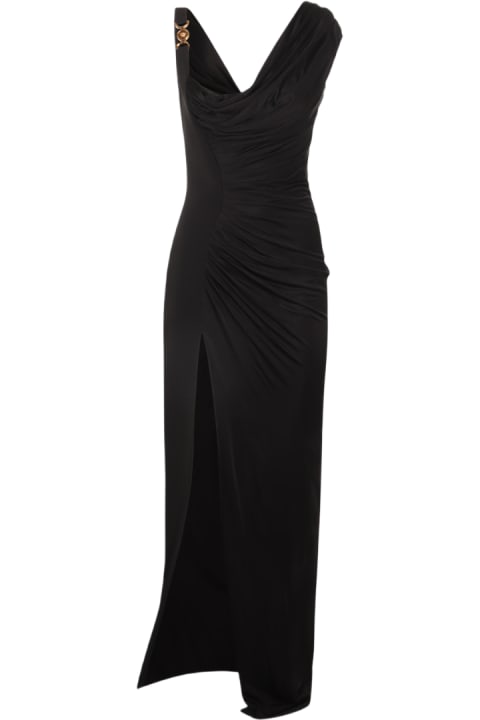 Versace Sale for Women Versace Black Midi Dress