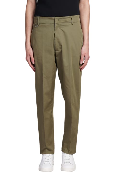 Low Brand Pants for Men Low Brand George Pants In Green Cotton