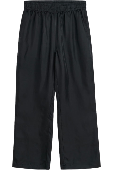 Sunflower Pants for Men Sunflower #4133 Black silk pant with elasticated waistband - Silk Pant