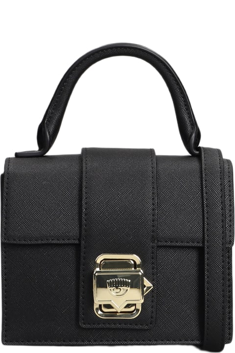 Bags for Women Chiara Ferragni Shoulder Bag In Black Faux Leather