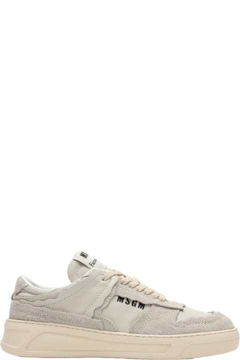 Fashion for Women MSGM Milk Faux Leather Trainer