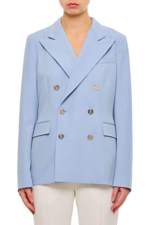 Ralph Lauren Coats & Jackets for Women Ralph Lauren Camden Wool Gabardine Double-breasted Jacket