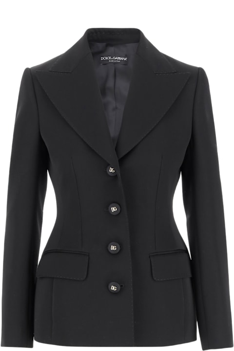 Dolce & Gabbana Dolce Single Breasted Wool Jacket