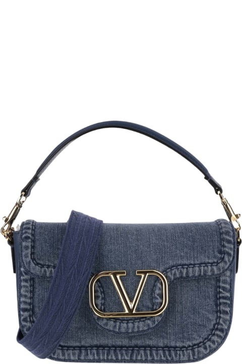 Valentino Garavani Bags for Women Valentino Garavani Locòin Denim Shoulder Bag